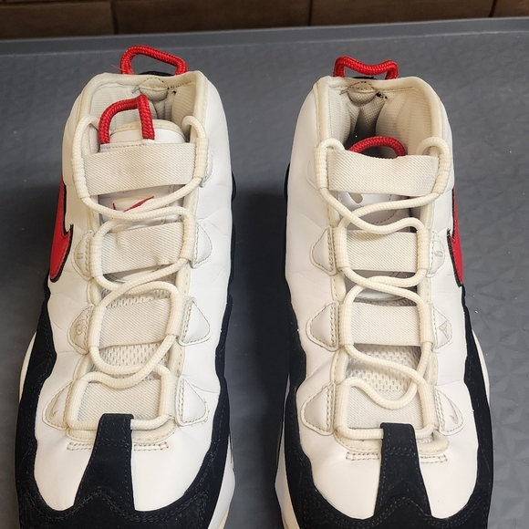 Nike Air Max Uptempo 95 Mens  Sz 10 White Black Red Athletic Sneakers CK0892-101 - Picture 10 of 12